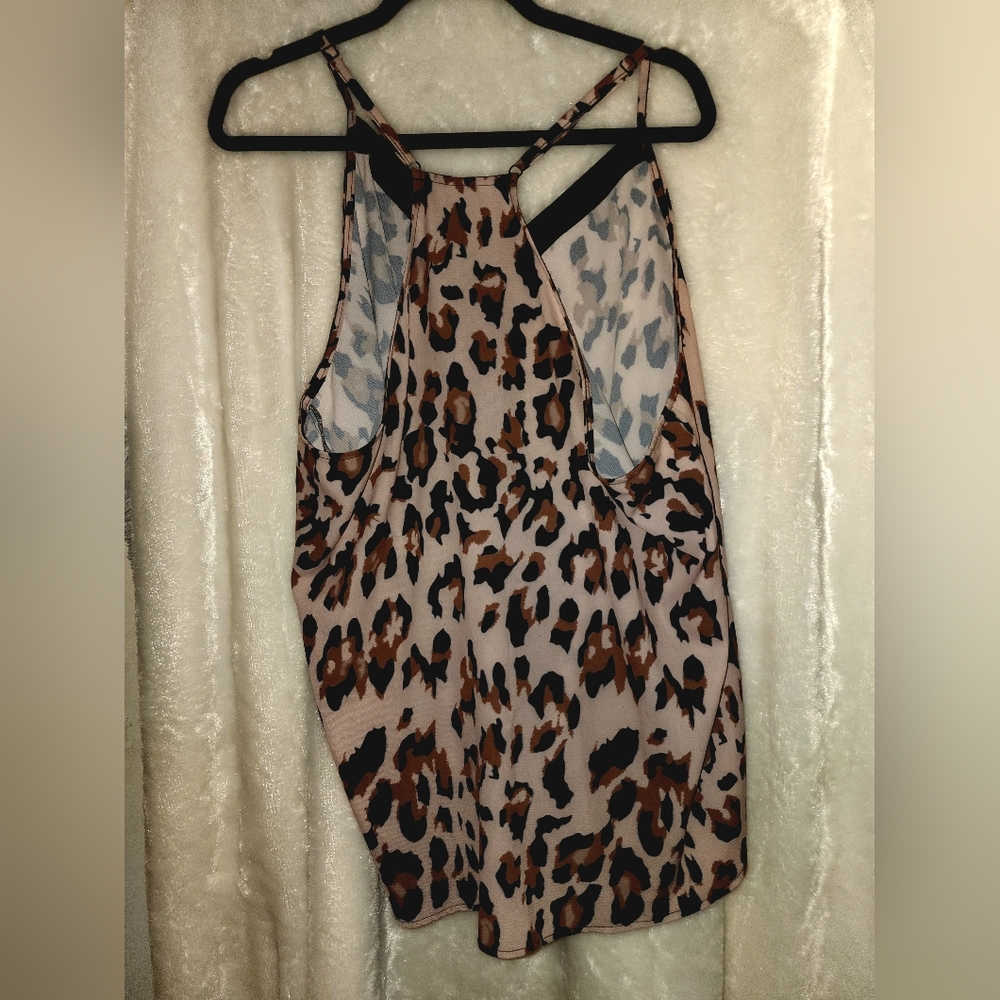 Super Cute Leopard Tank Curve Plus Size 2X